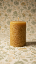 Hand-Poured Beeswax Pillar Candle